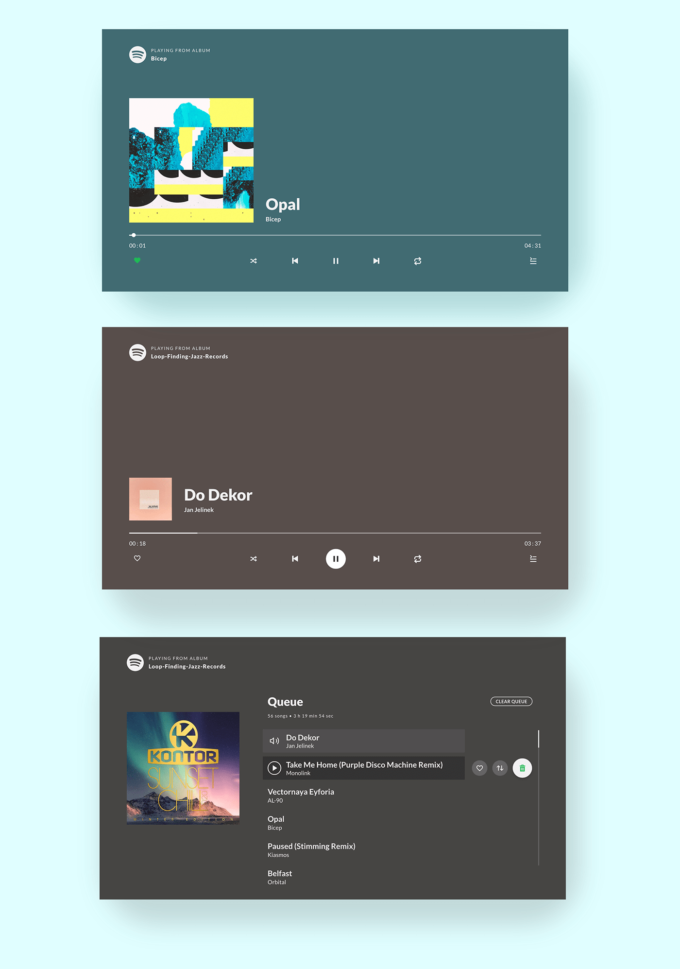 music playstation product design  Prototyping Ps4 spotify UI ux