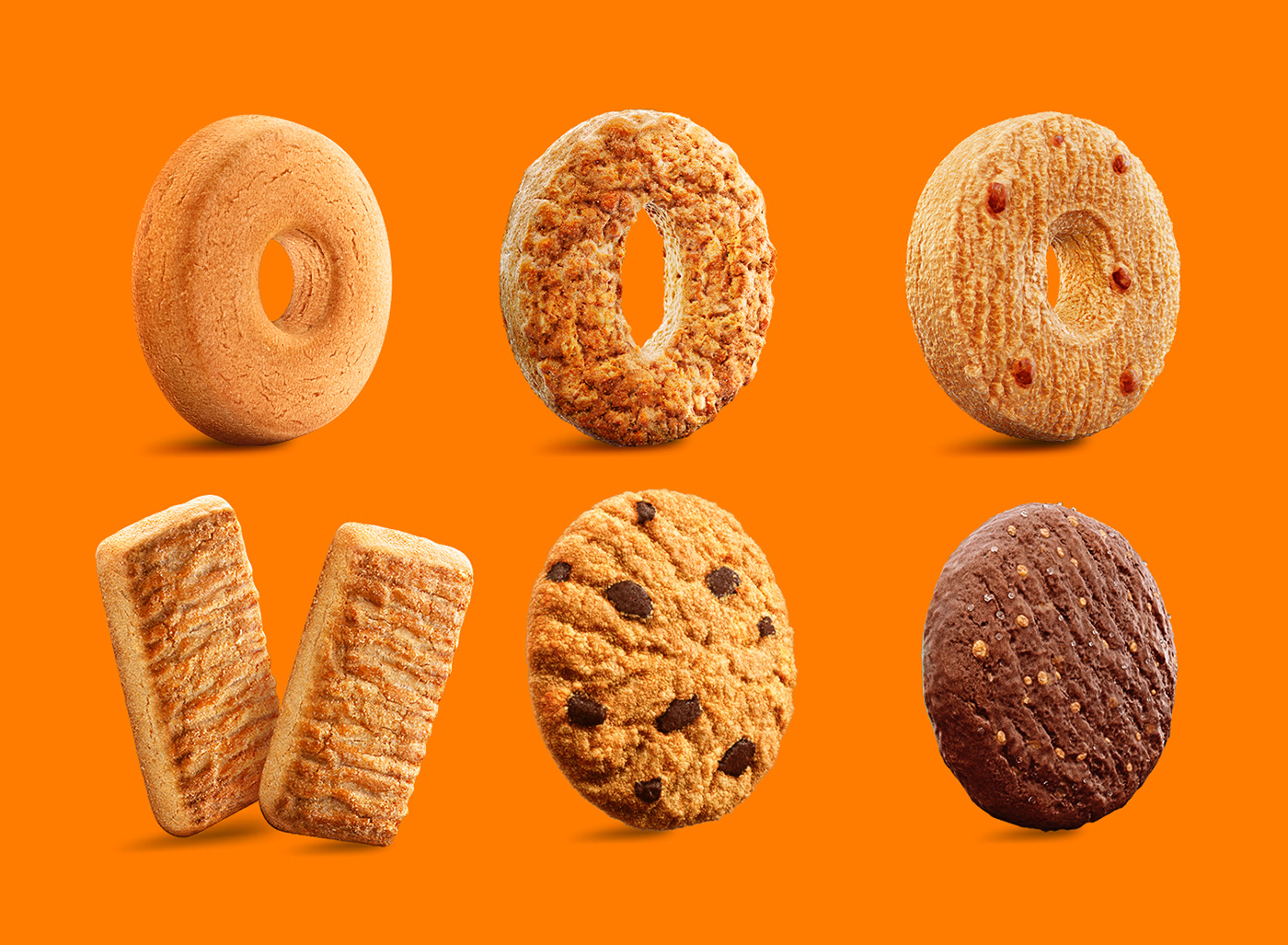 3D Cookies illustration made with Cinema 4D, modo and Octane by Nei Ramos CGI artist