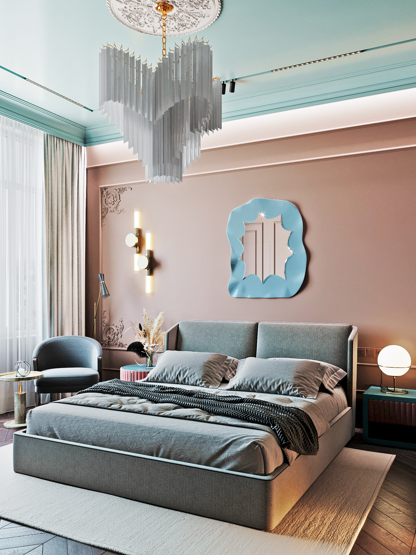 3dsmax bedroom CGI design Interior Render