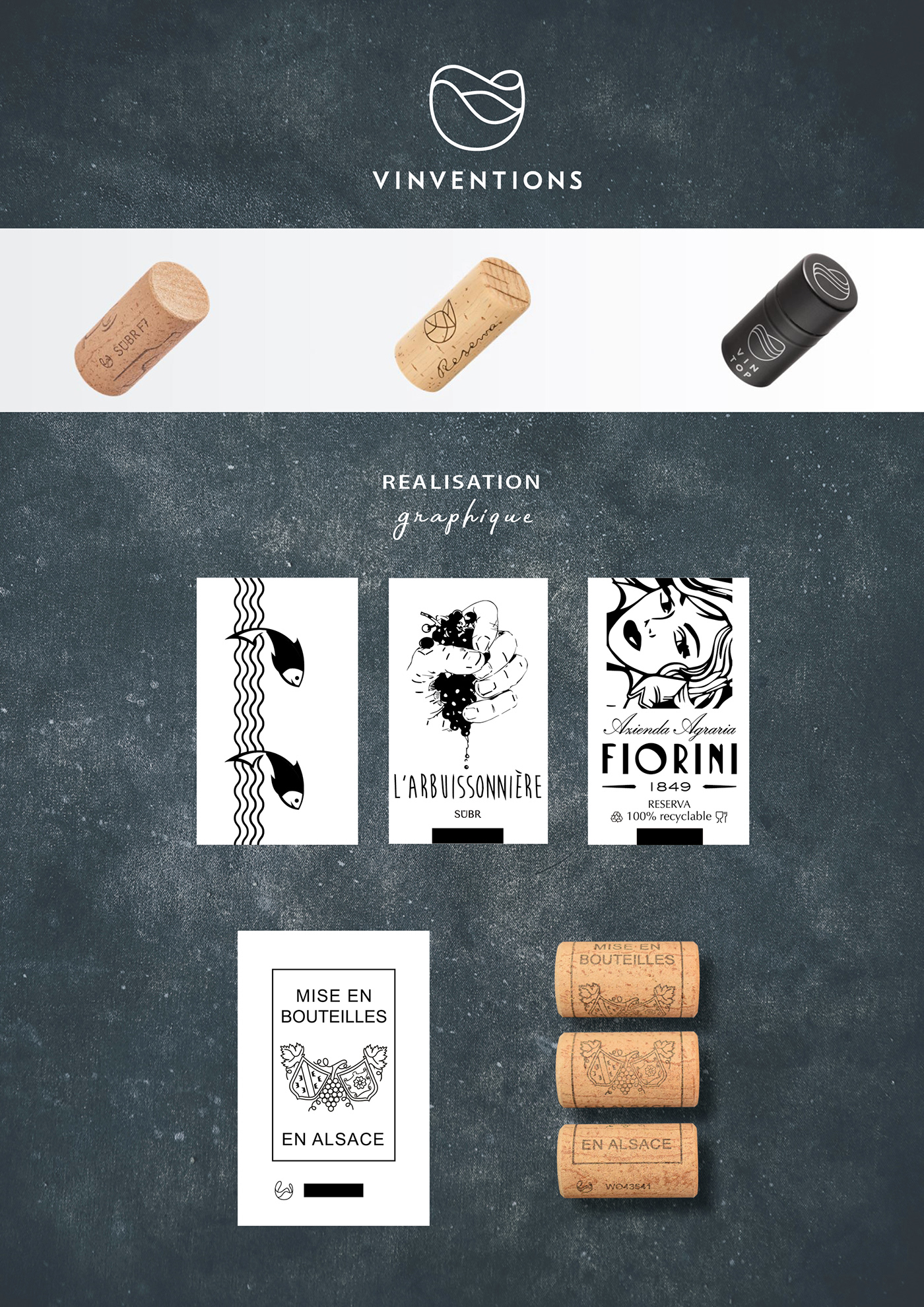 graphic design  impression inks vino