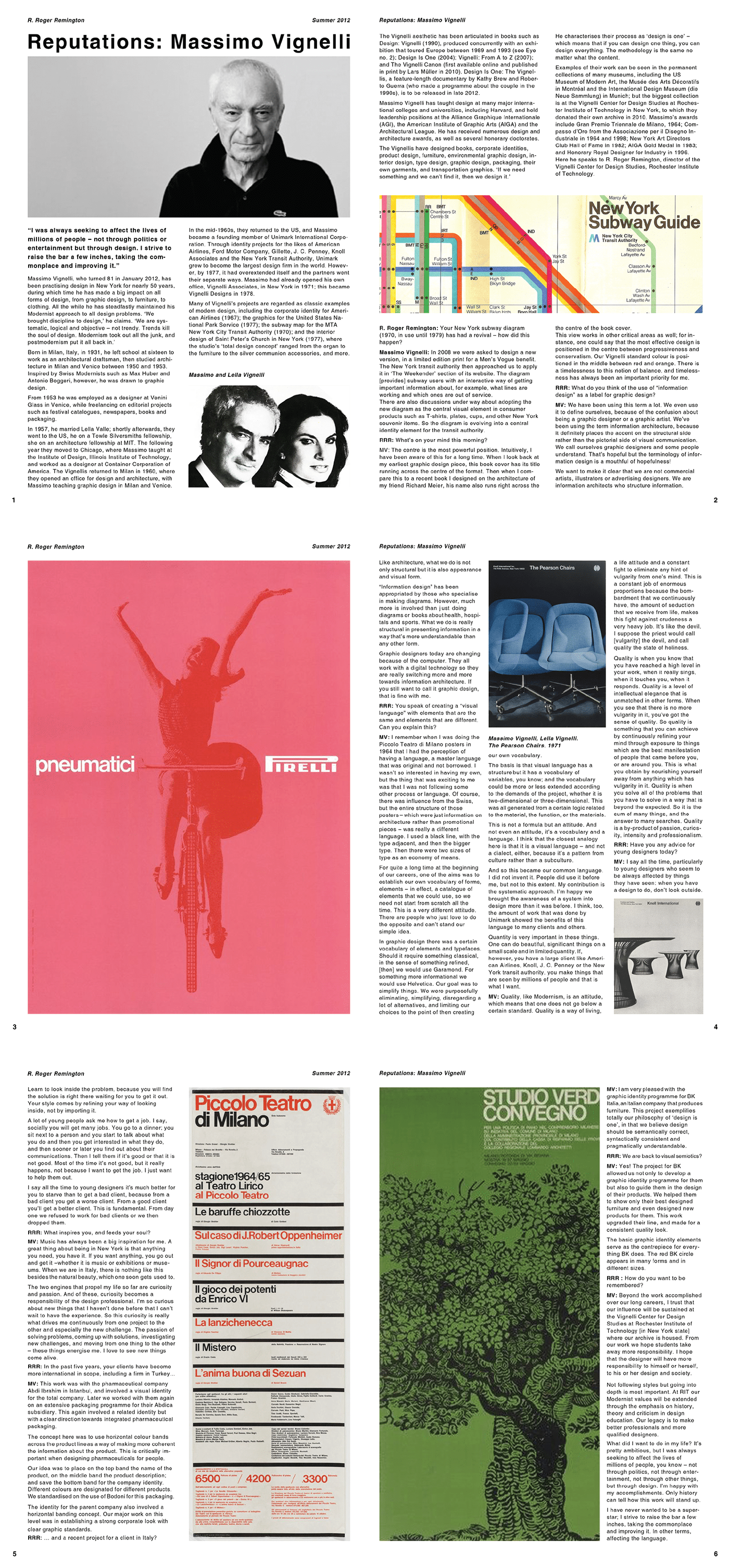 design magazine print typography  