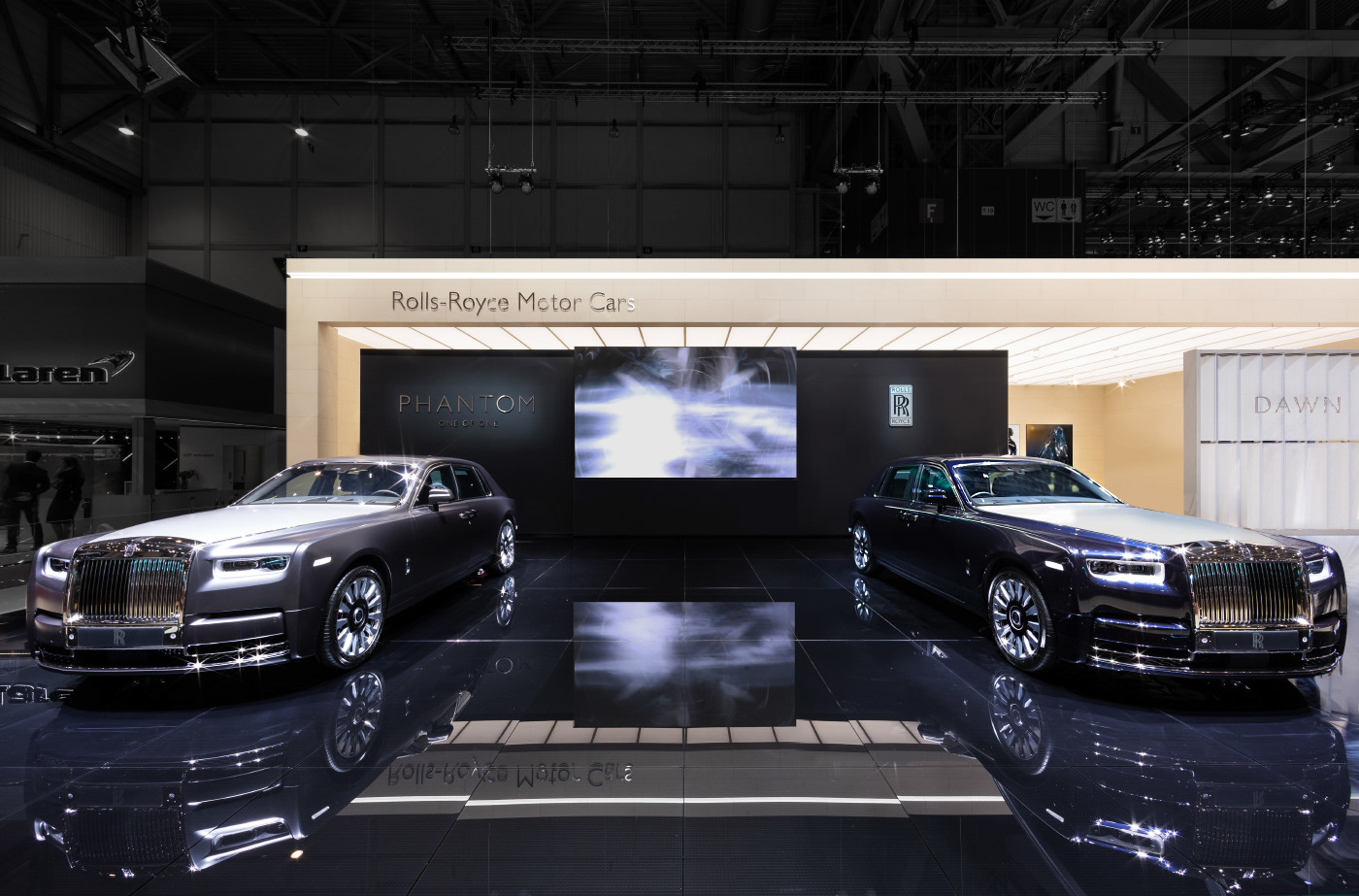 rolls royce geneva 2018 gims 2018 Geneva Geneva Motor Show Motor show booth messestand Stand