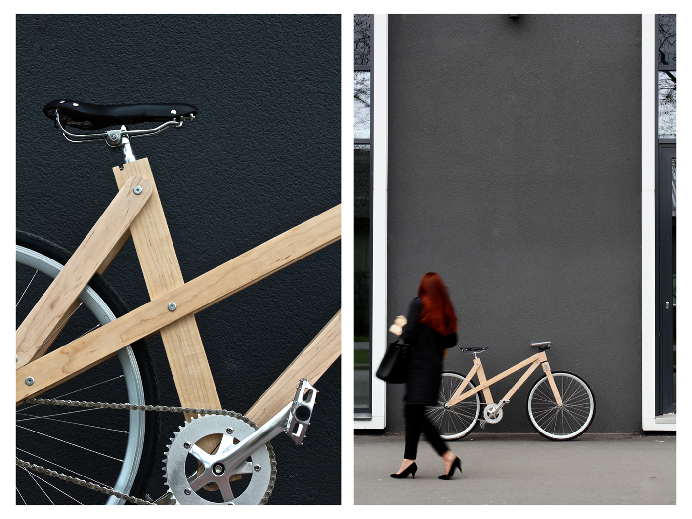 Bicycle wood wooden bicycle