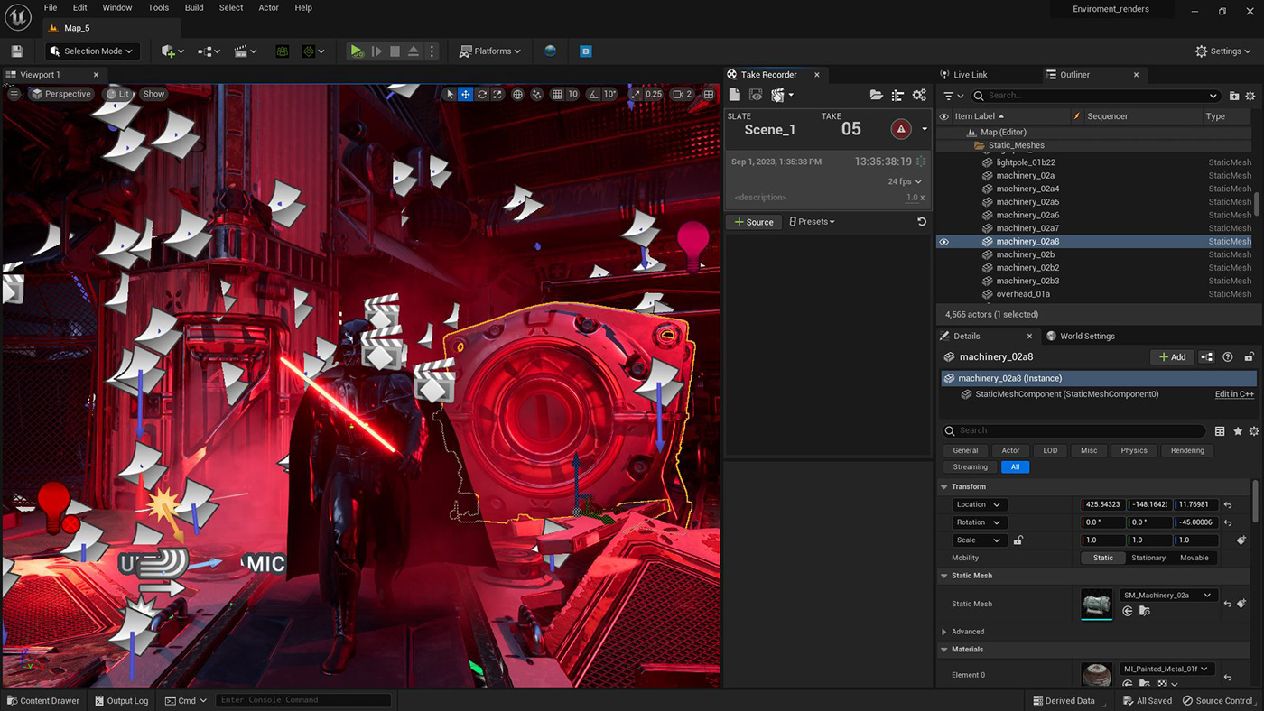 Unreal Engine Unreal Engine 5 CGI Render Starwars Substance Painter 3d modeling blender Digital Art  Character design 