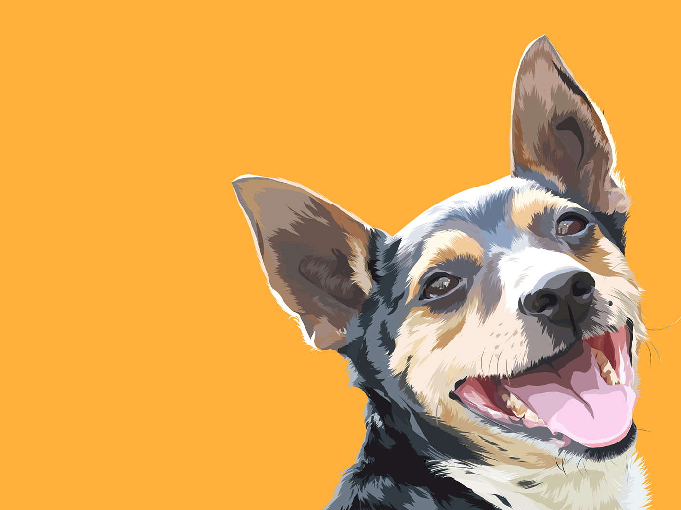 Drawing  Digital Art  adobe draw pets dogs animals