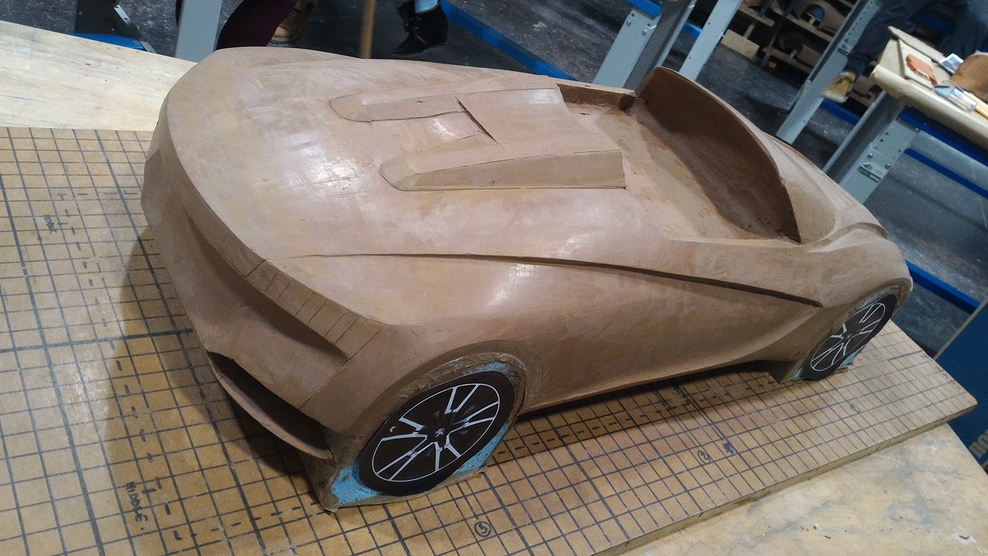 PEUGEOT concept car Clay Model