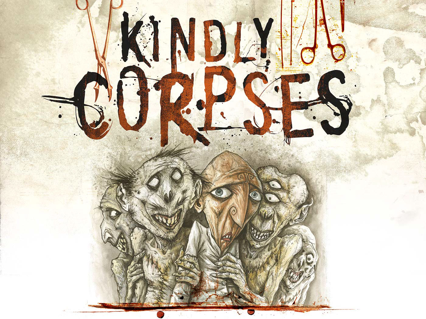 comic kindly Corpses strip edge art