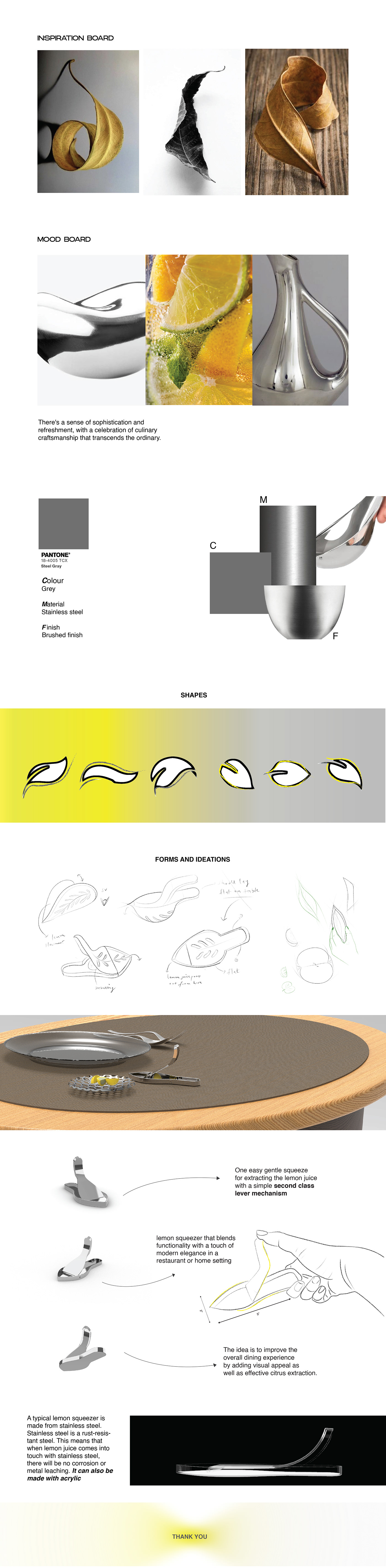 lemon 3d modeling Rhino 3D dining innovation diningdecor lemonjuice LemonSqueezer reimagined tabelware