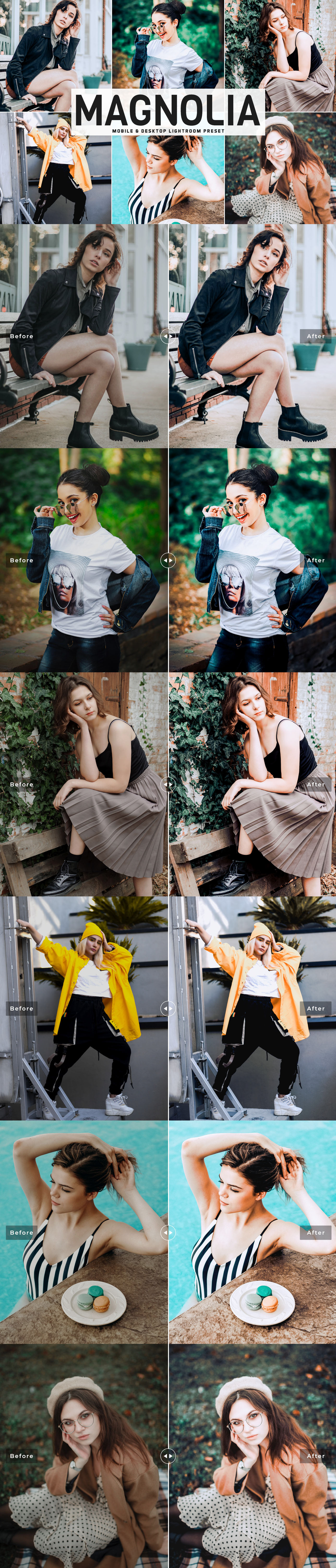 Free Magnolia Lightroom Preset will help you bring bright, colorful, vibrant and moody.
