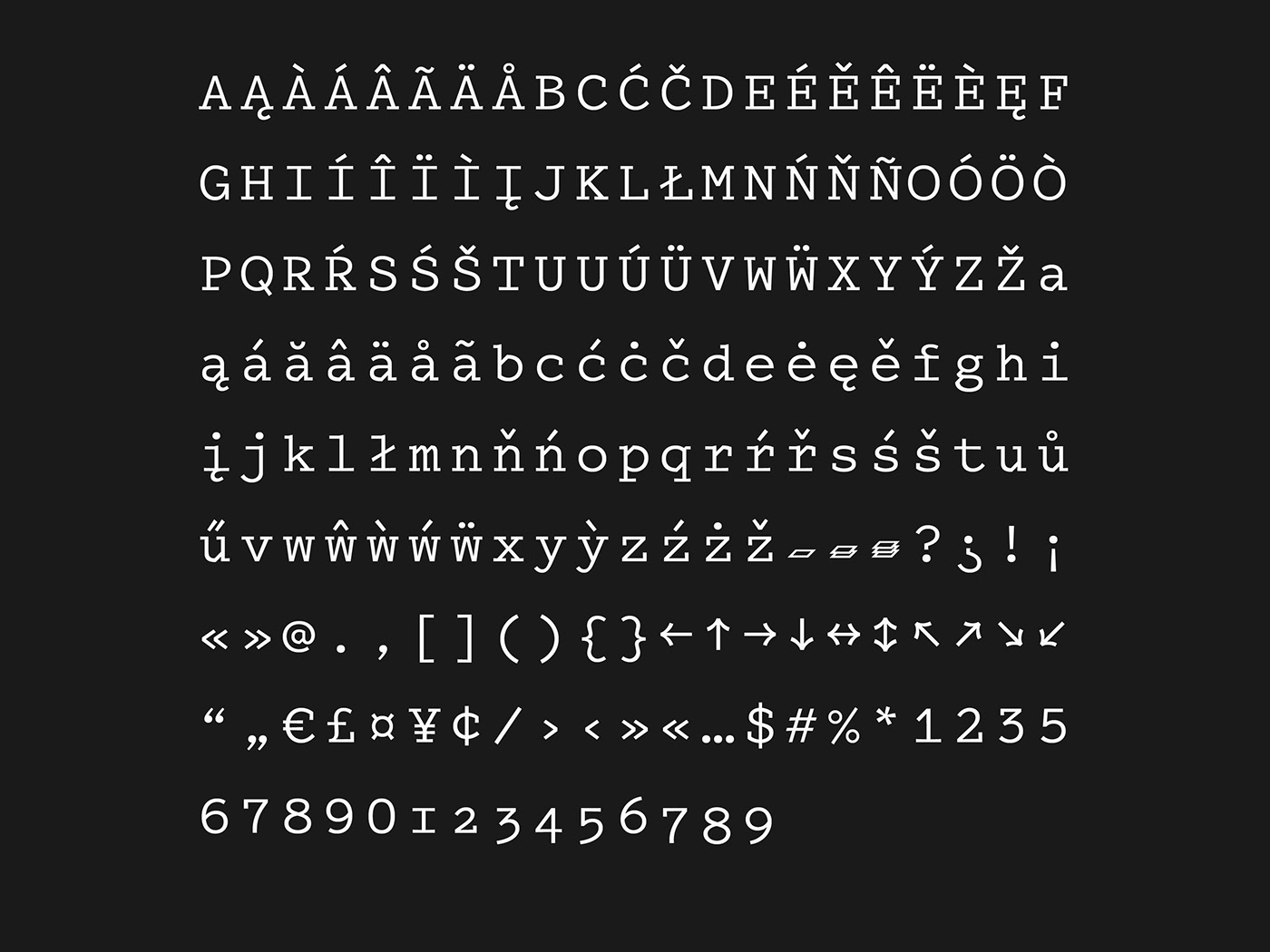 font design graphic design  monotype type design Typeface