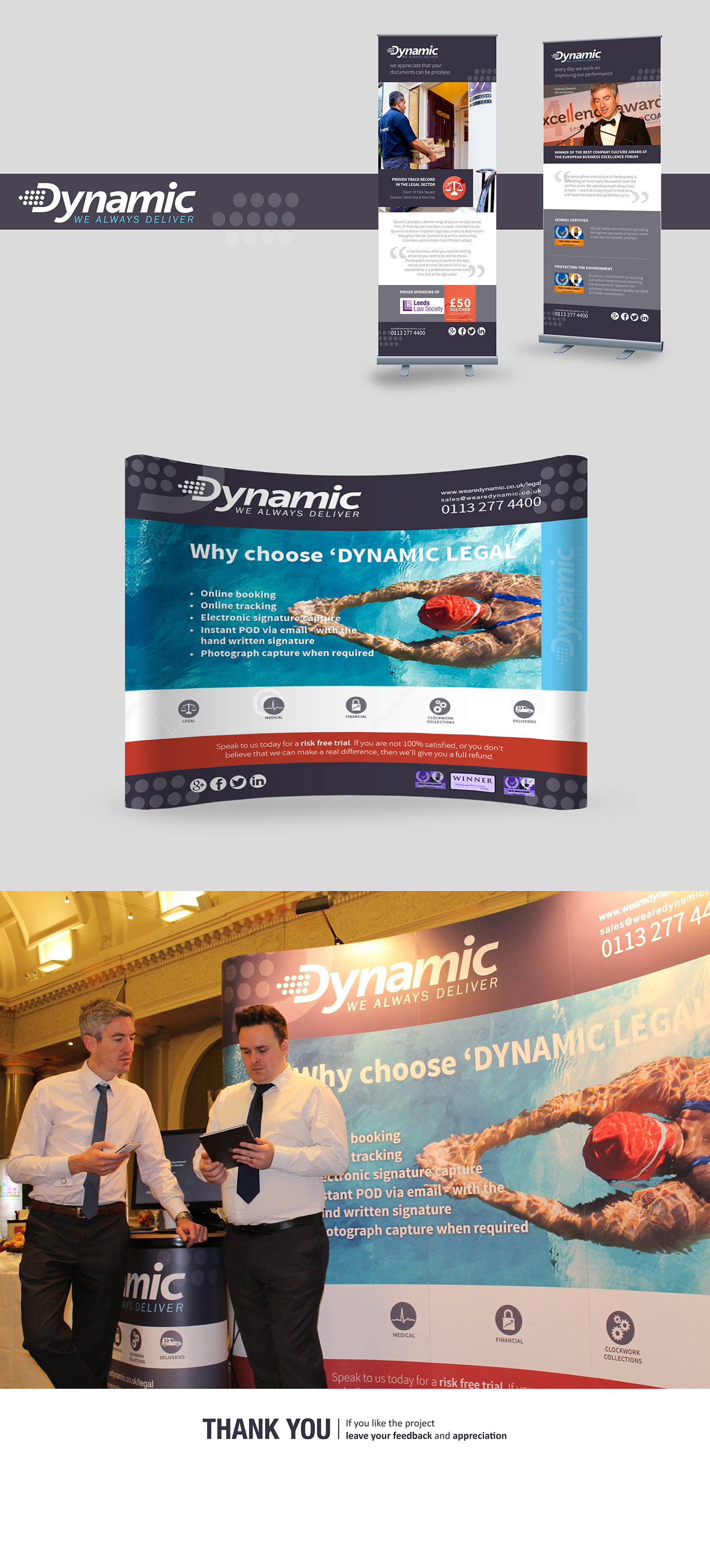 exhibition stand exhibition material banner stand roll up banner flyer courier delivery