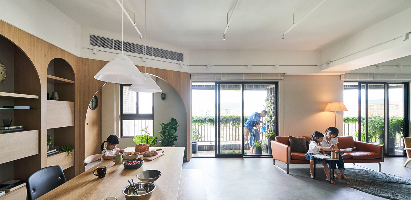 brick glass interiordesign Plant taiwan Treehouse Conceptdesign