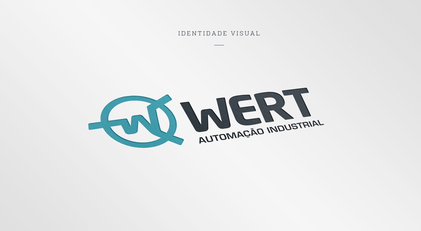 Automação Industrial joinville wert industria identidade visual marca papelaria Frota