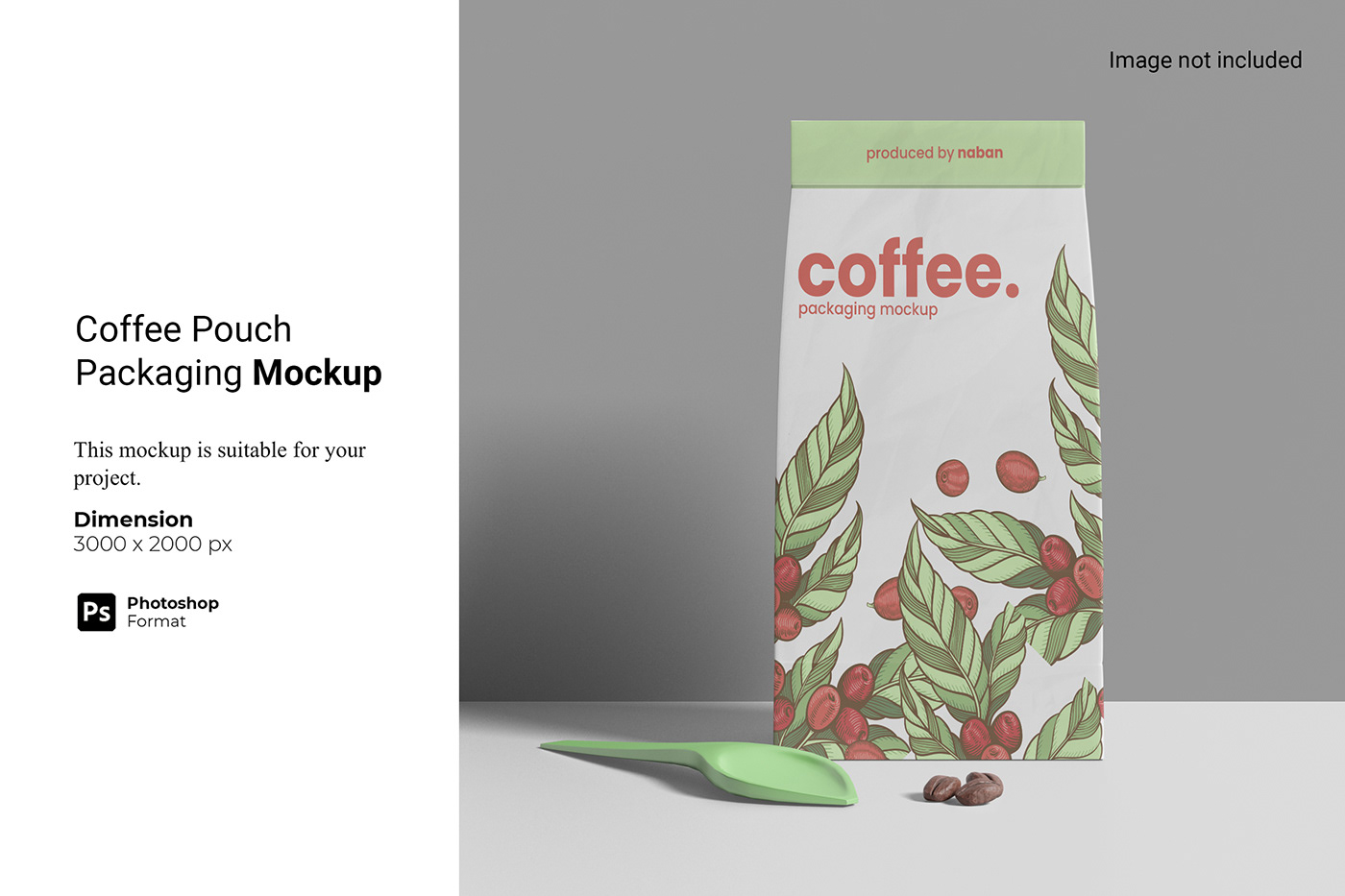 package Coffee Pack product Packaging Food  paper бланк Mockup bag