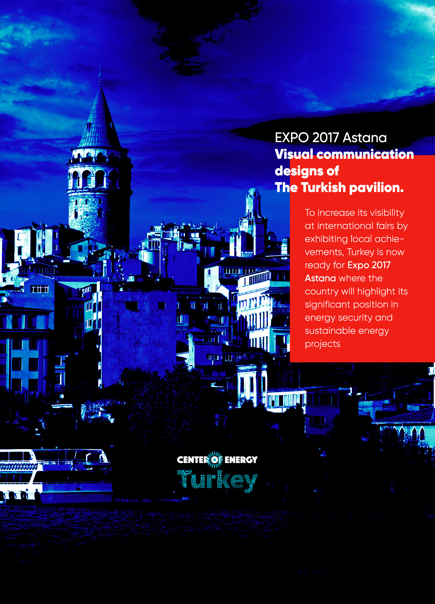 visual communication design astana expo Turkey Layout energy