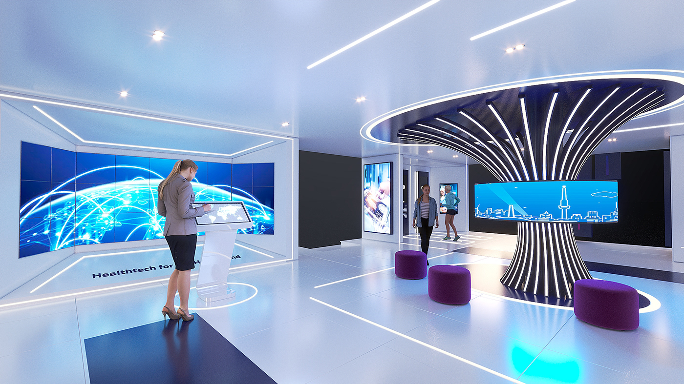 3ds max booth booth design corona render  Corporate Design design Exhibition  Exhibition Design  exhibition stand Stand