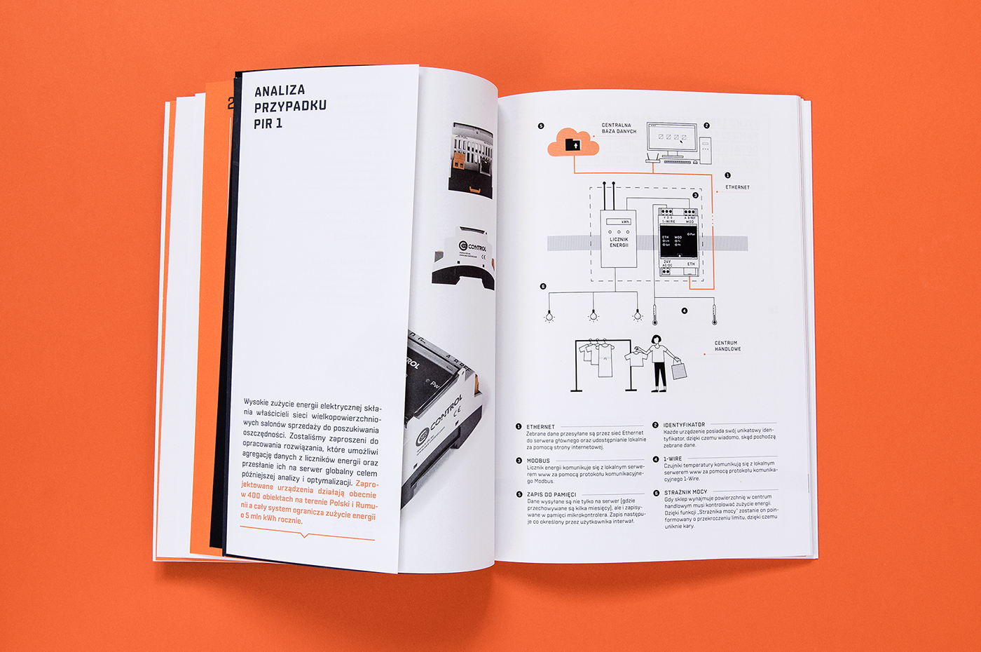 publication Munken pantone orange ILLUSTRATION  Icon IT Engineering  black catalog