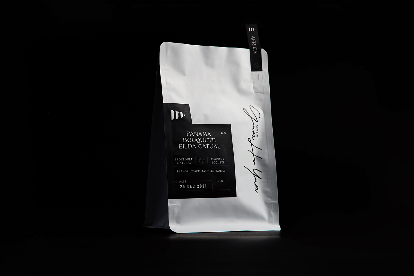 black branding  cafe cake Coffee Hong Kong logo Packaging vincdesign visualidentity