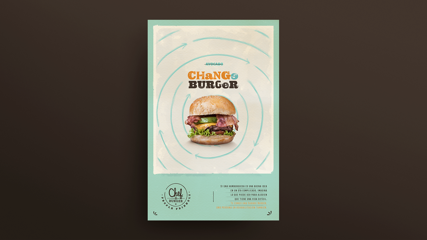 Burgers social chef burger carcel Jail kids niños publicidad social caso