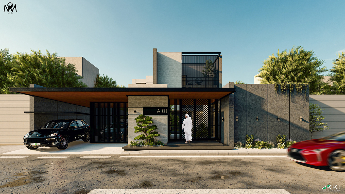architecture Render visualization 3D modern 3ds max exterior lumion riyadh Saudi Arabia