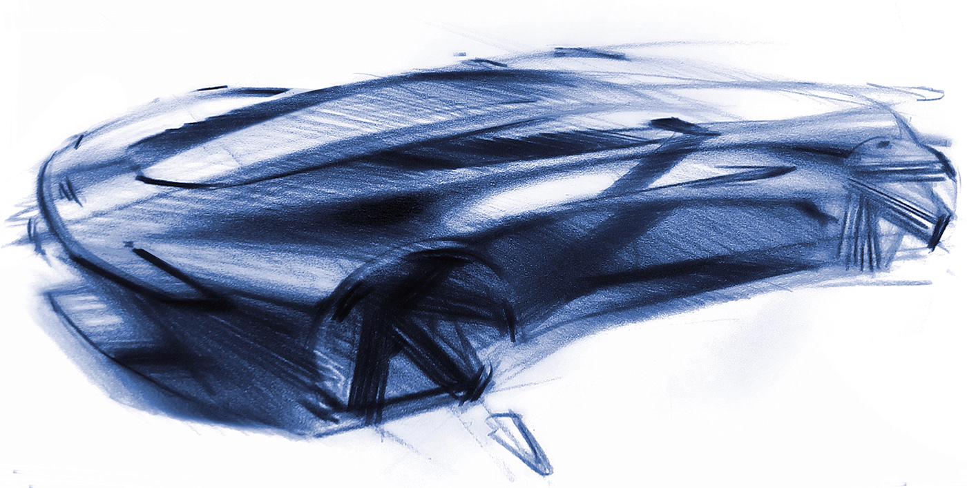 car design sketch automotive   student pencil