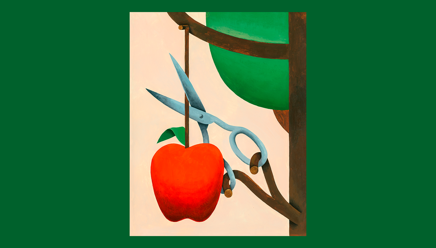 apples colorful conceptillustration family farewell fresh Fruit ILLUSTRATION  painting   robertsrurans