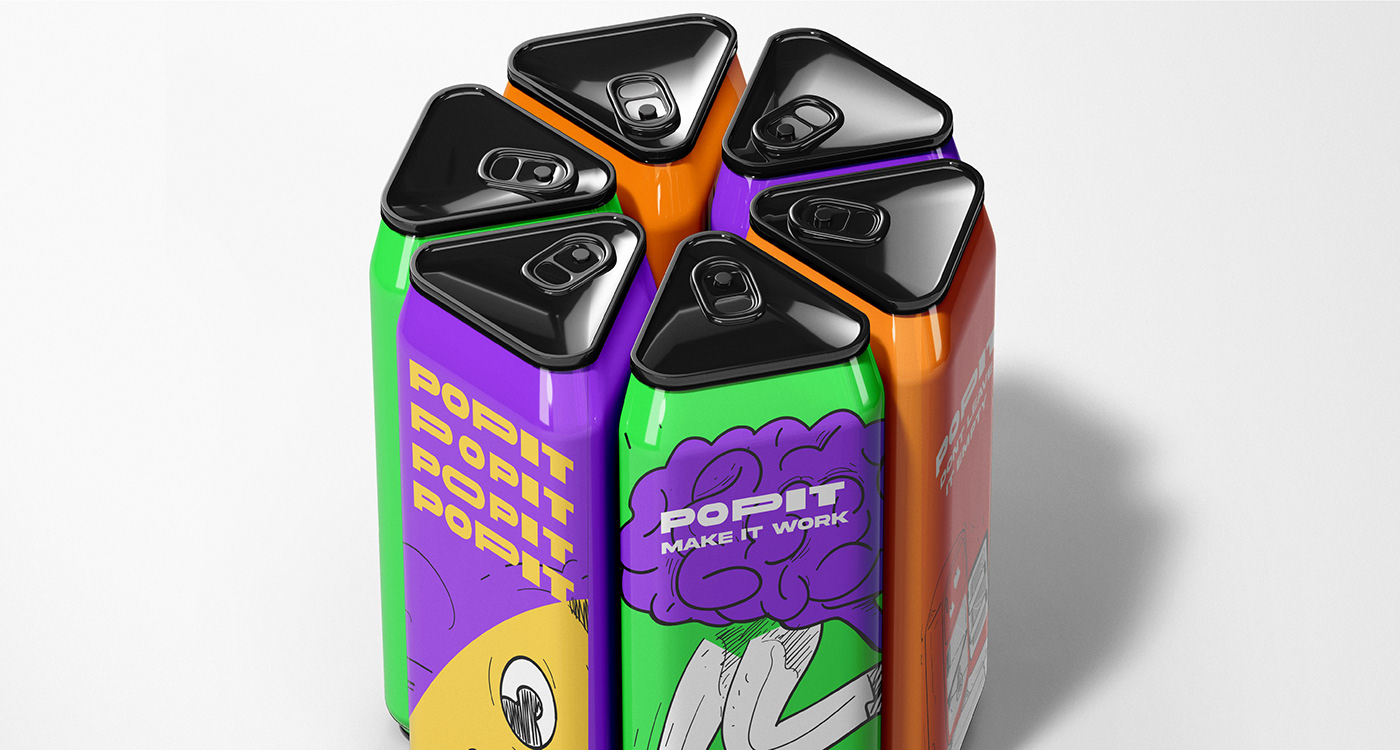 product design  Packaging brand identity Logo Design drink energy drink color colorful branding  packaging design