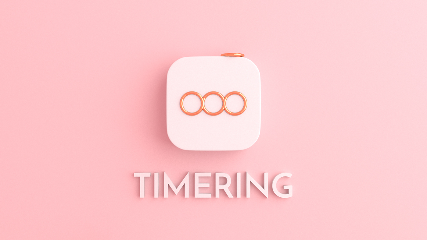 animation  3D Timering app iphone design UI ux UI Animation user interface