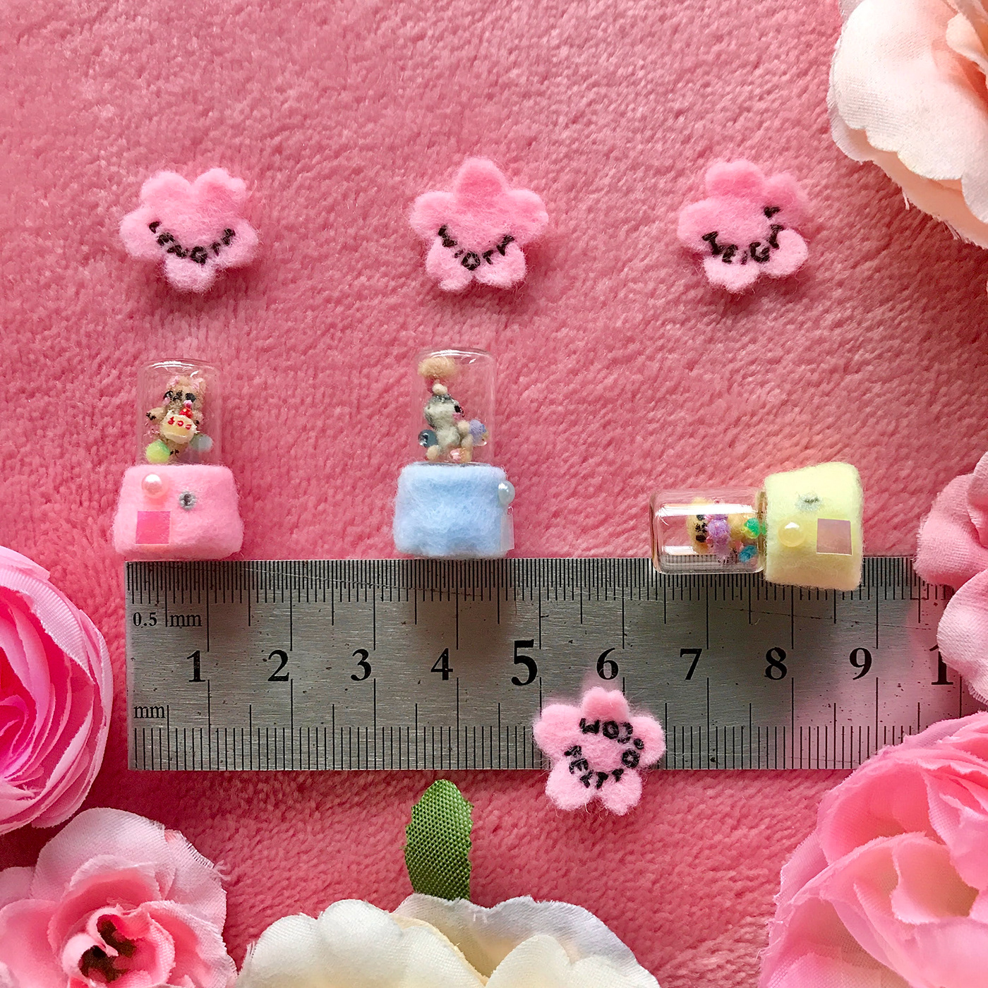 bunny felt gachapon hamster miniatures pink puppy toy toy capsule toy capsule machine