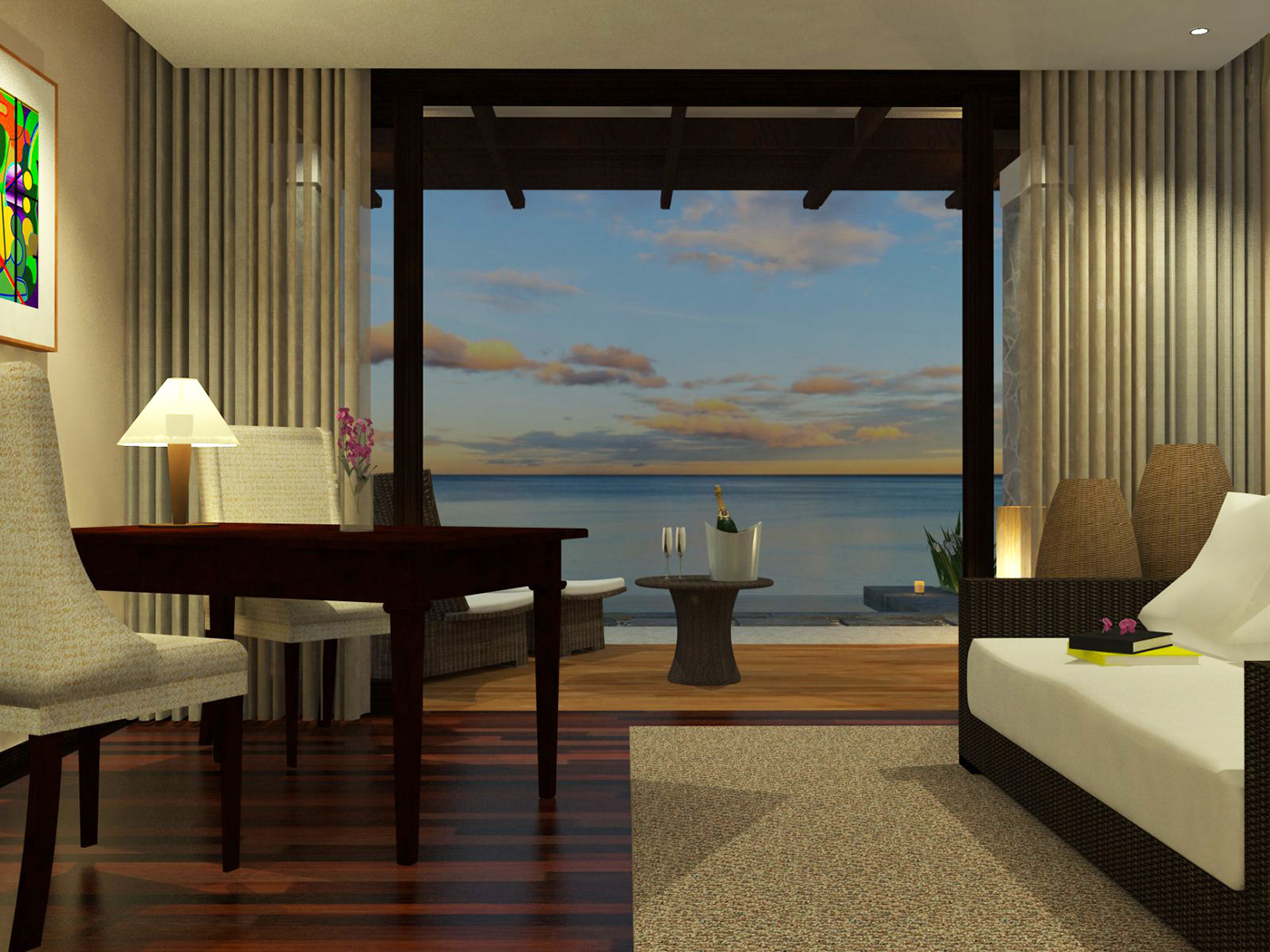 Deluxe Suite  tropical island Resort Project hotel Hospitality Project  hospitality design Suite Interior Design luxury resort RESORT HOTEL