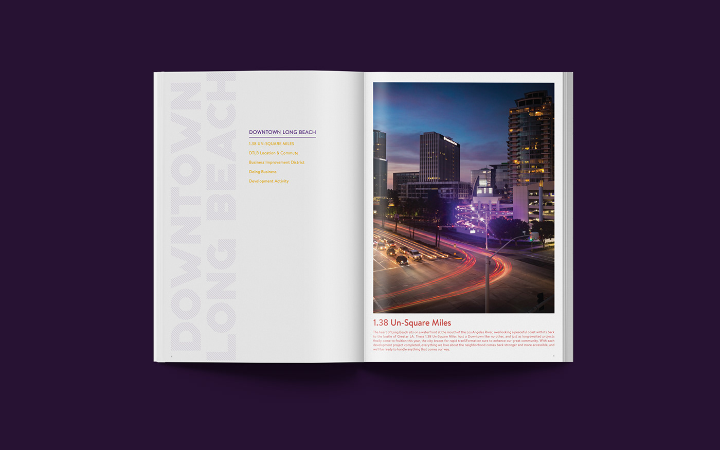 magazine Layout design infographic profile economy editorial report Duxedraft