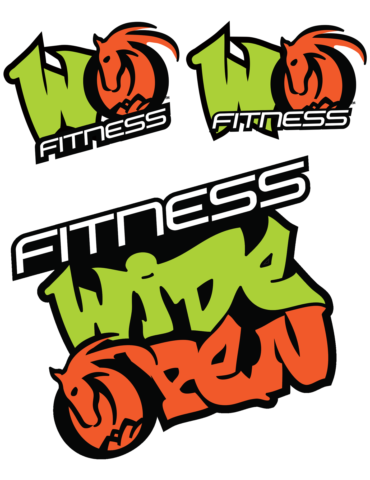 brand identity branding  Crossfit equestrian gym logo Logo Design TIEC