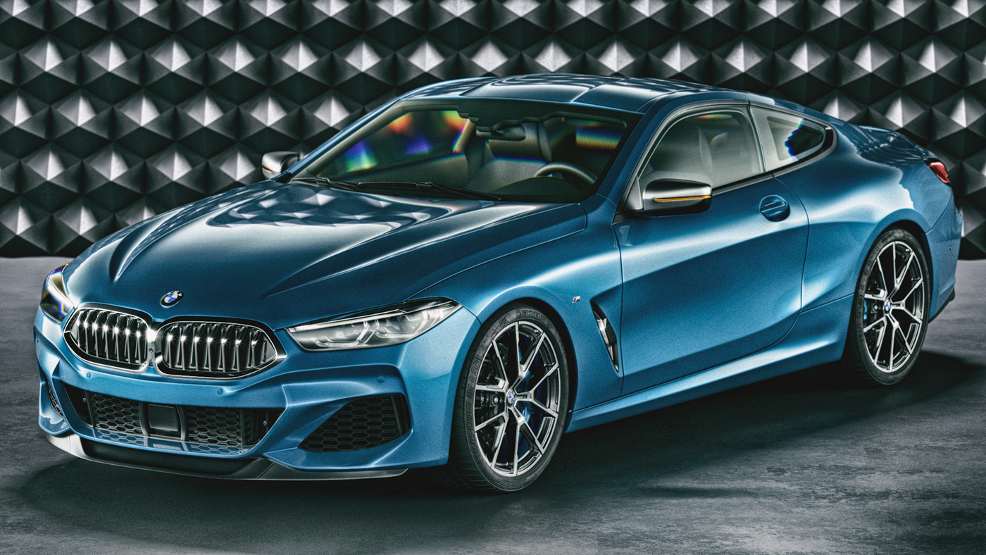 BMW 8 series coupe bmw 8 series Mpower automotive   visualization Render
