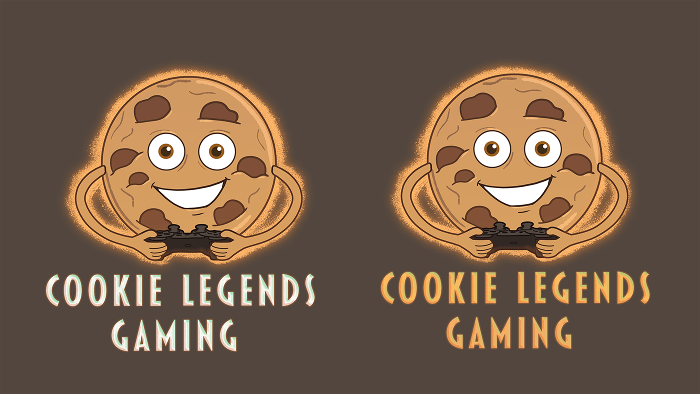 animation  cookie design Gaming ILLUSTRATION  logo