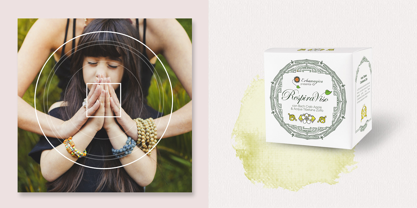 branding  cosmetics Packaging Make Up Mandala beauty Wellness bio