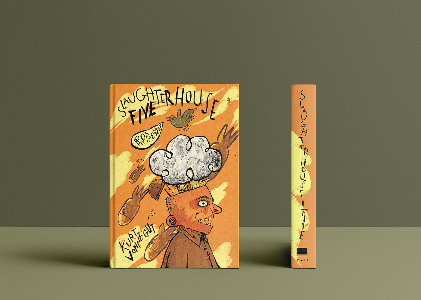 Book Cover Design ILLUSTRATION  Kurt Vonnegut Slaughterhouse-Five