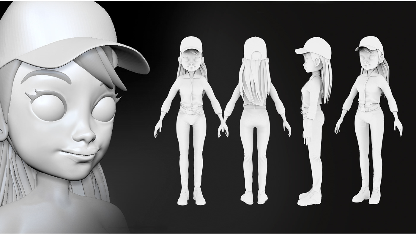 3D Character mascote design Agro marca download assistente virtual concept