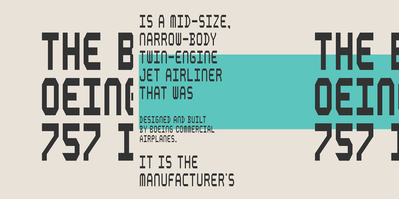 machine tech electronic Typeface digital robot printer font ywft