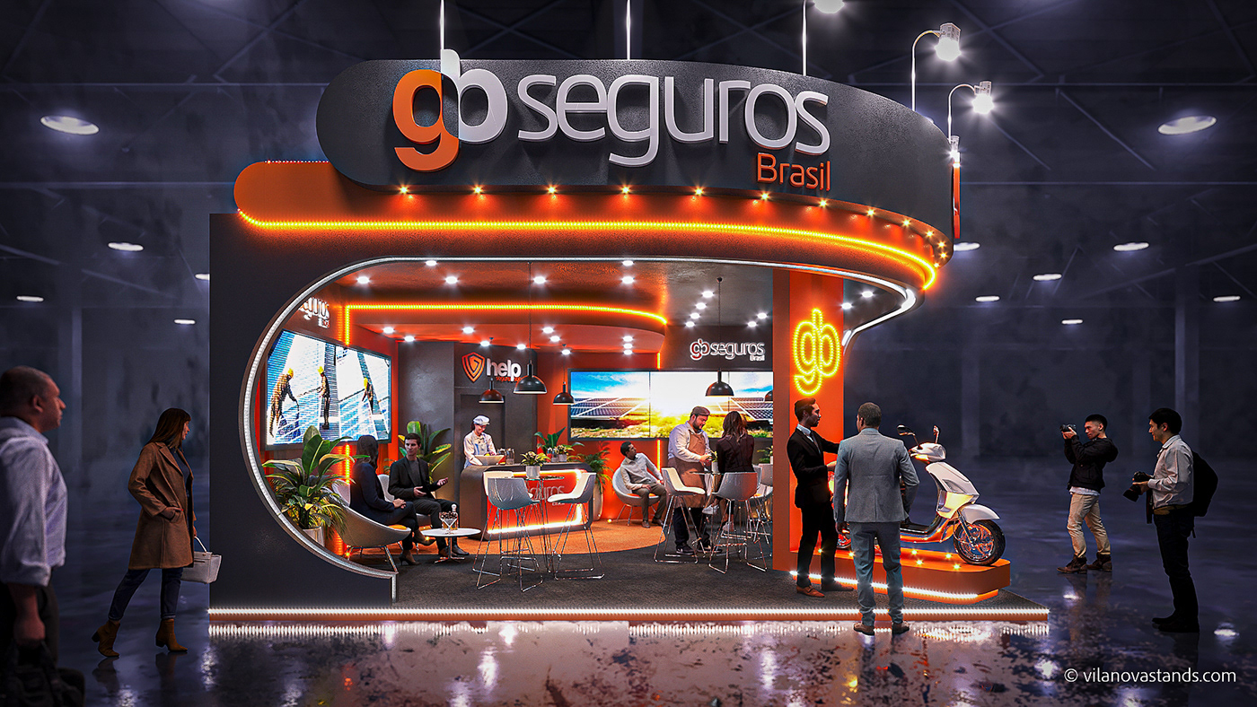 3D booth booth design Exhibition  Exhibition Design  exhibition stand expo Render Stand stand design