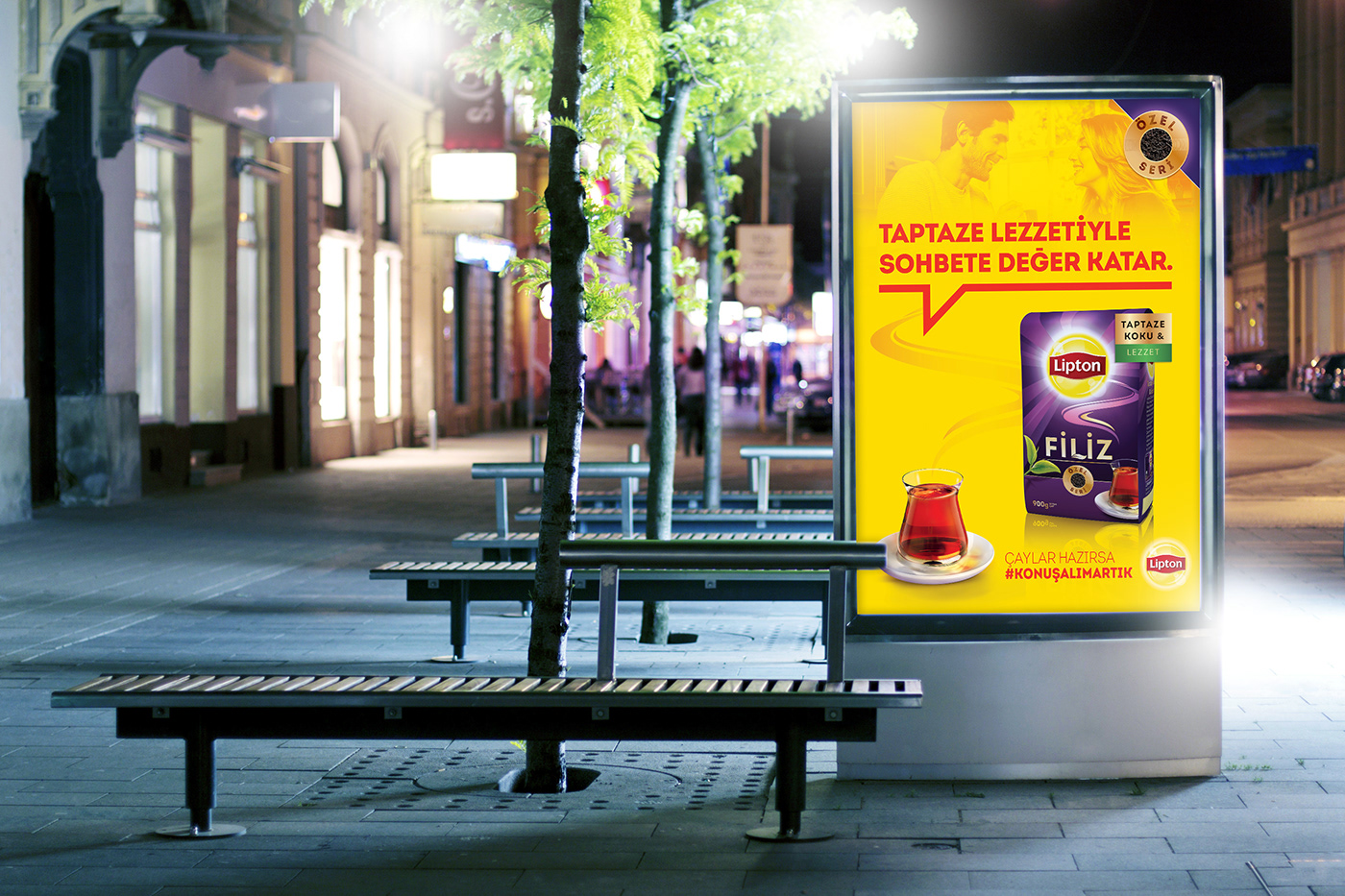 Lipton tea speak yellow turkish Photography  typography   branding  Packaging