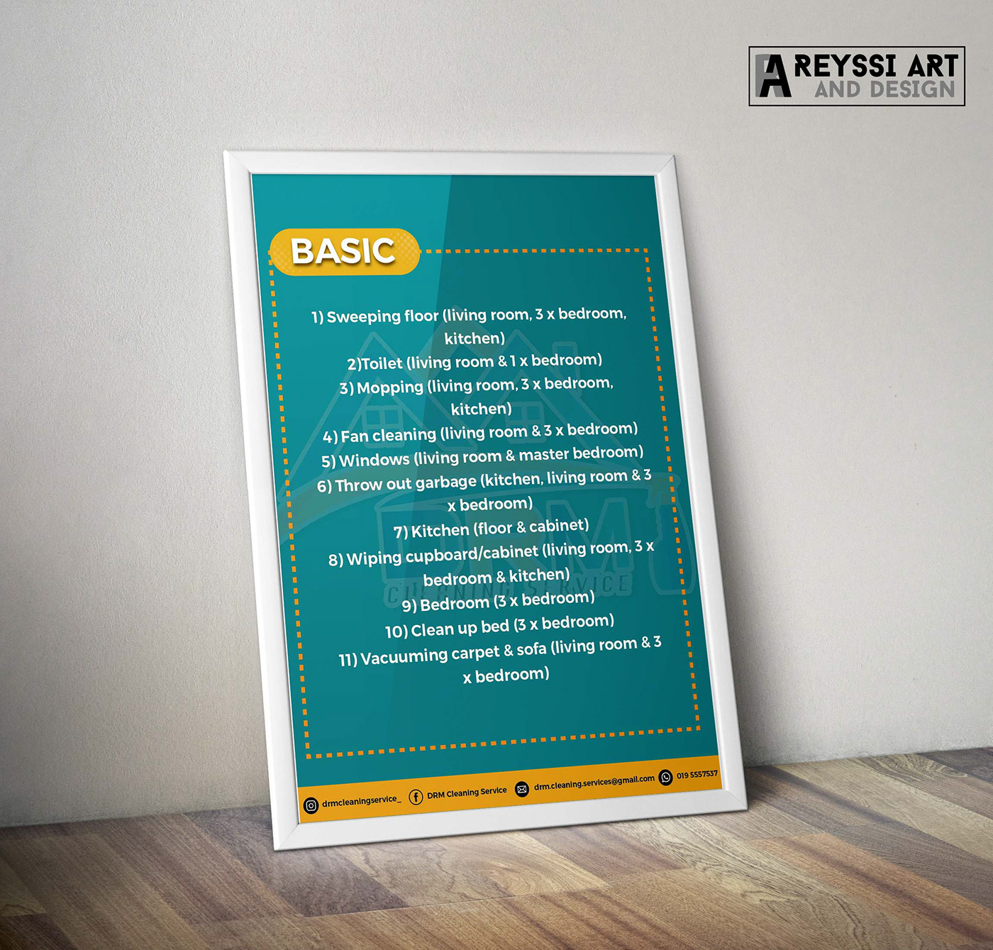 Advertising  cleaning design Illustrator photoshop poster service