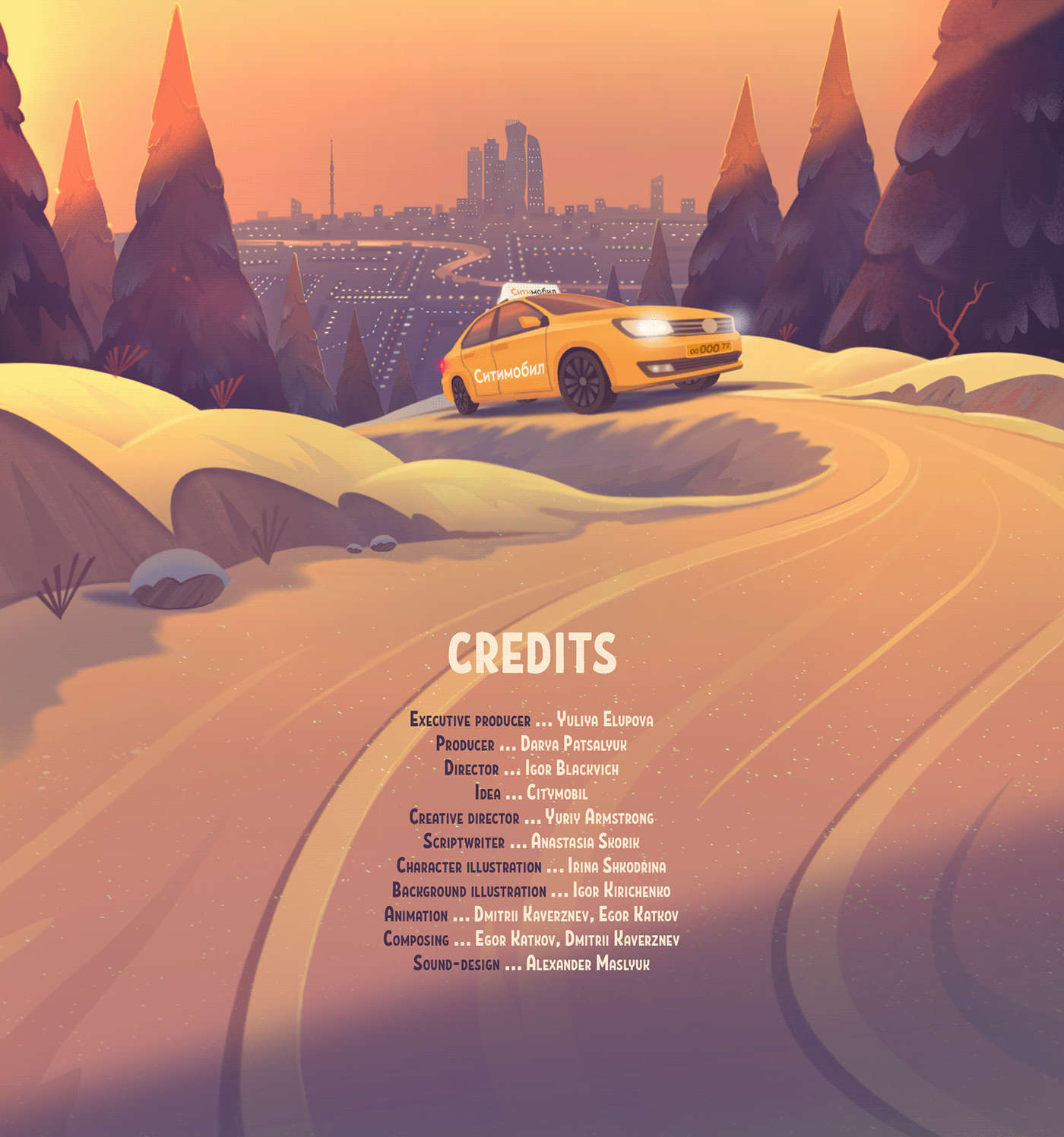animation  car cartoon Character design  Christmas gift Holiday new year santa taxi