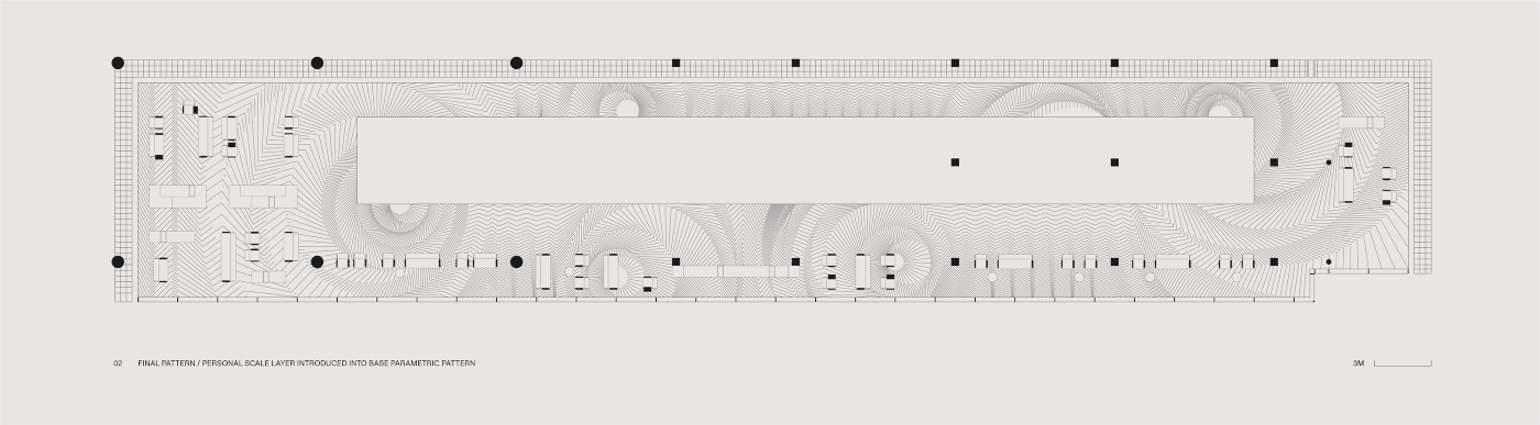 3dprinting airport architecture FLOOR graphic design  interior design  line parametric parametric pattern pattern