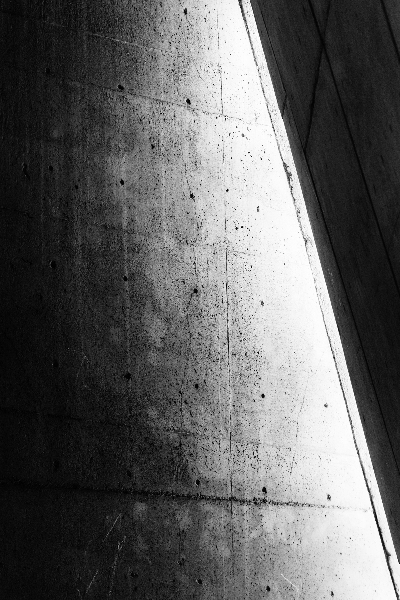 paterns lines shapes black and white architecture Montreal underground concrete Urban contrast