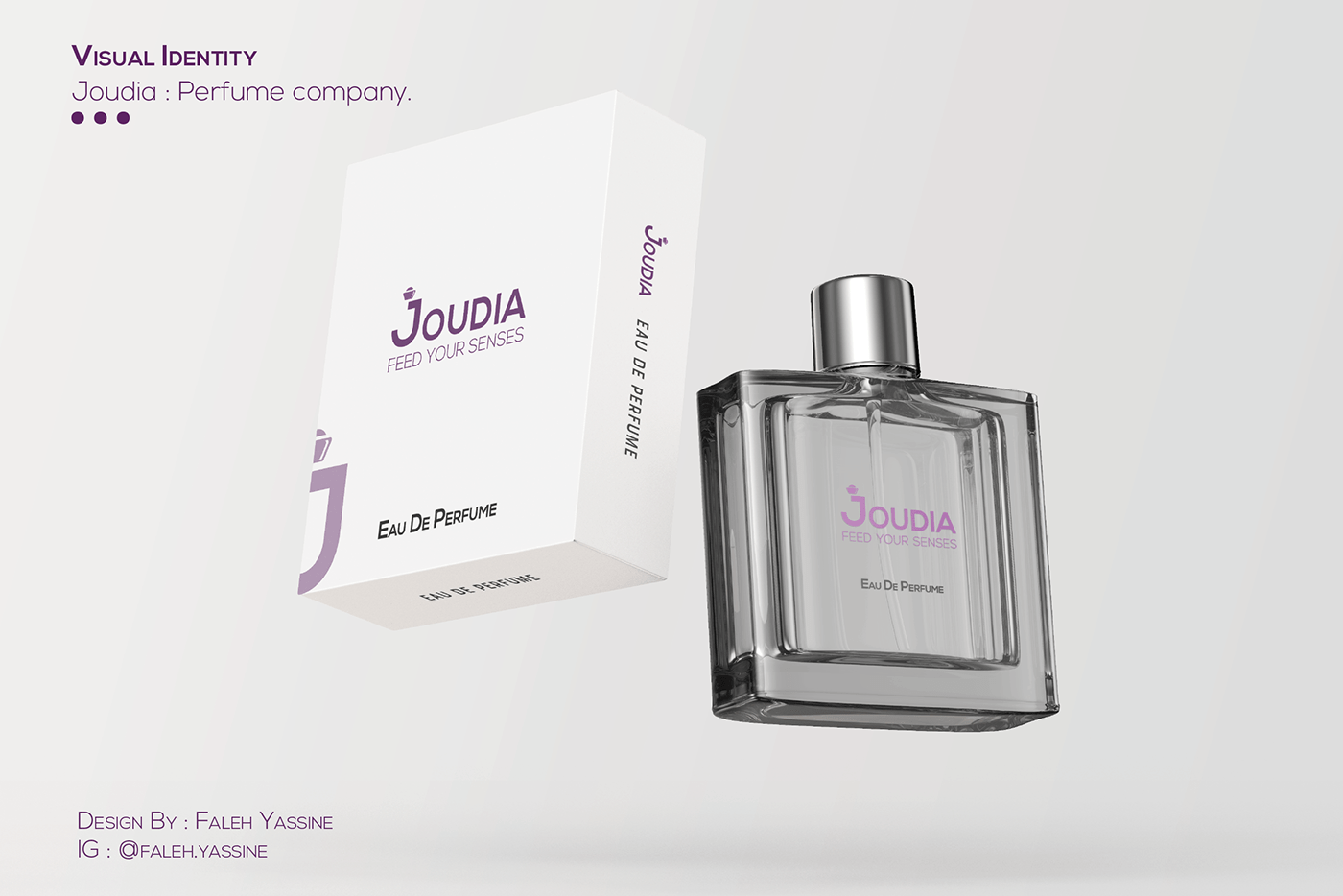 branding  faleh yassine Joudia perfume