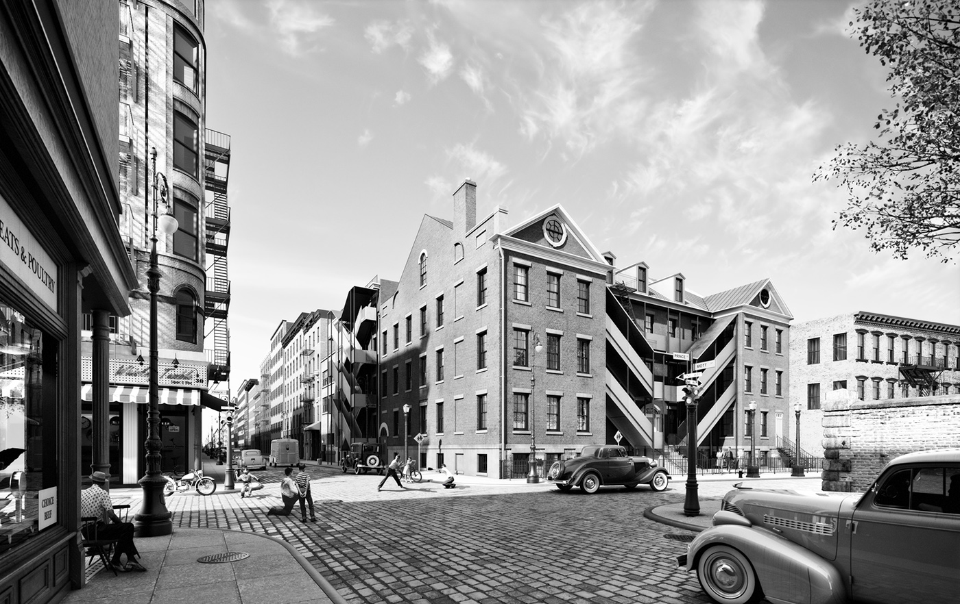 march marchmade prince Mott historical visulaization new york city nolita rendering 3D