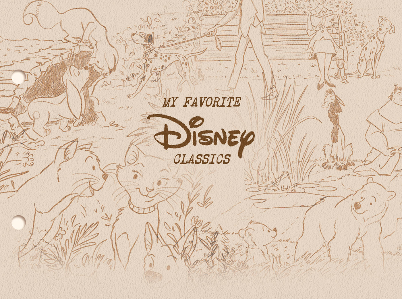 Copic Digital Art  disney Disney Classics ILLUSTRATION  Procreate sketch sketchbook Walt Disney watercolor