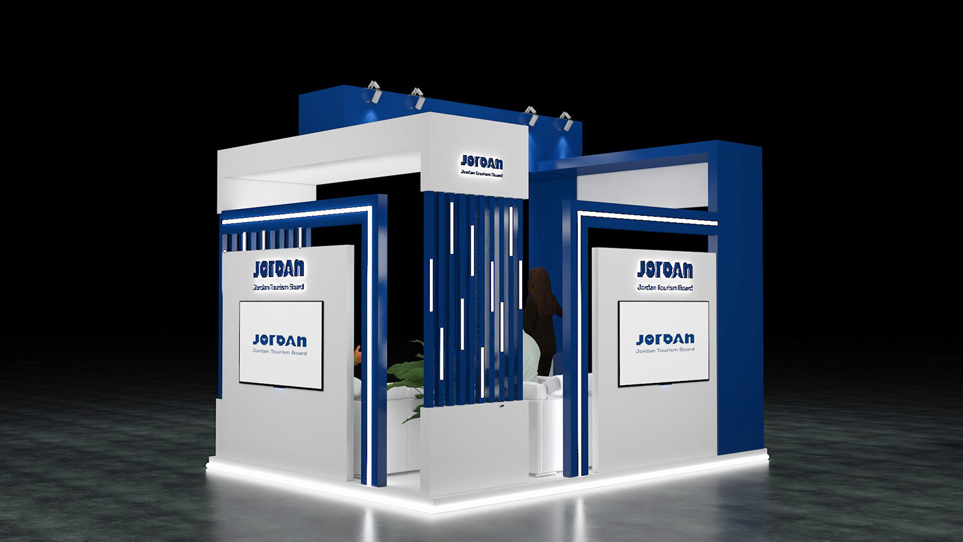 booths Exhibition  Stand design 3ds max Render visualization