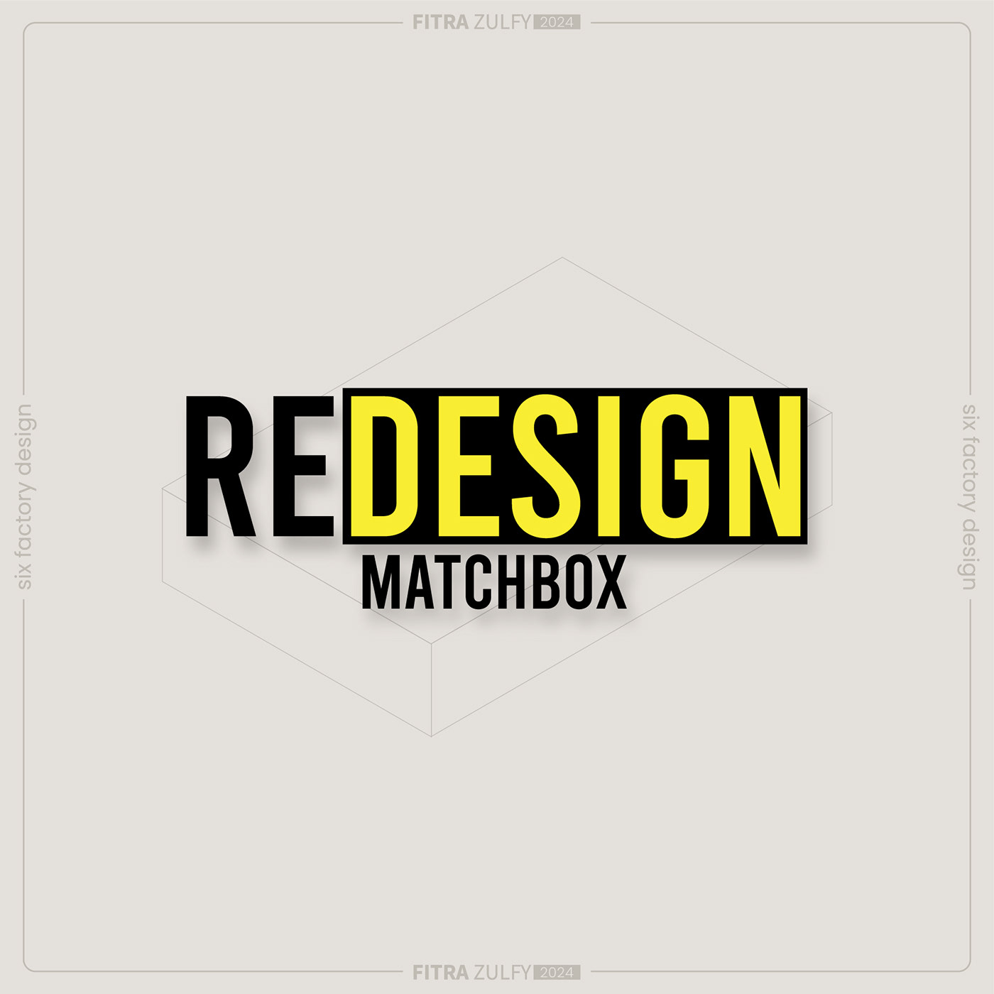 redesign design Matchbox matchbox design Packaging graphicdesign branding  visual identity Graphic Designer Brand Design