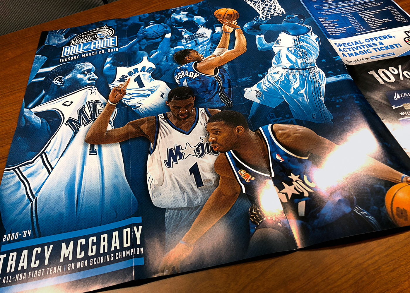 orlando Orlando Magic NBA design graphic design  print Tracy McGrady Hall of Fame typography   Photography 
